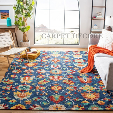 Porterfield+ Oriental Handmade Tufted wool Neavy _ Red Area Carpet