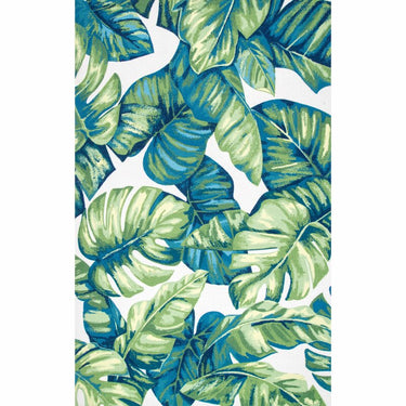 Commer+Floral Green Indoor Outdoor Area Rug